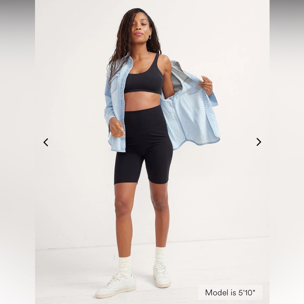 NWT Hatch Bodyflex Over The Bump Bike Shorts